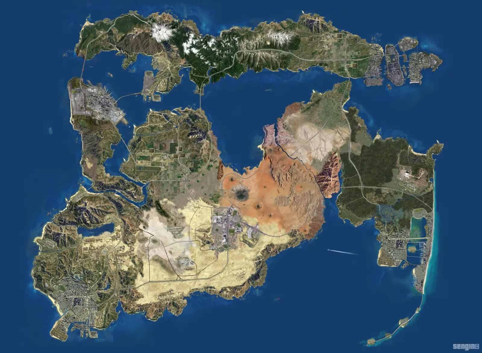 Theft Auto series into one epic map